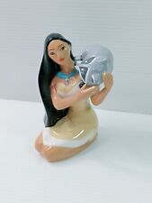 Disney Pocahontas With Meeko Ceramic Disney Vintage Figurine  picture