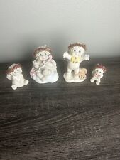 Dreamsicles Collectible Figurines Signed Kristen 90’s Vintage Set Of Four picture