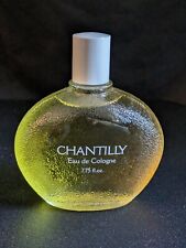 Vintage Houbigant Chantilly Eau De Cologne 7.75 Oz Perfume Splash Textured Glass picture