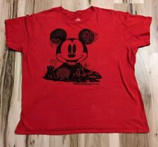 Authentic Walt Disney Mickey Mouse Unisex Distressed Tee TShirt Vacation XXL picture