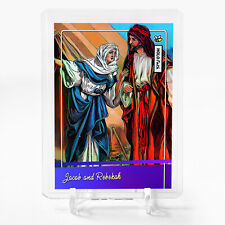 JACOB AND REBEKAH Genesis 27:15-23 Art Card 2024 GleeBeeCo Holo Faith #JF63 picture