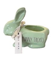 Rae Dunn BUNNY TREATS Planter ~ Rabbit,  Easter Flower Pot, Candy Dish, Vase NEW picture