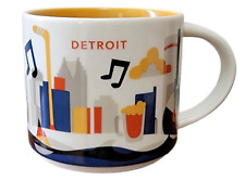 Starbucks DETROIT You Are Here Mug (YAH) 14 oz.  Brand New picture