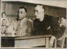1947 Press Photo Rev John Lewis and his Attorney Harry Meissner found guilty picture