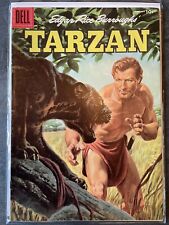 1956 Tarzan #77 Edgar Rice Burroughs Dell Comic Jungle Adventure Pulp VTG / NM picture