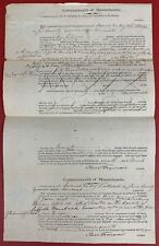 U.S., 1809, Cumberland, Massachusetts, Summons to Court and Arrest Warrant picture