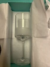 Tiffany&Co Diamond Point Wine Glass - One New In Box Opened Never Used picture