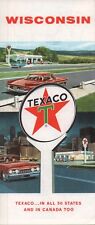 1961 Texaco Road Map: Wisconsin NOS picture