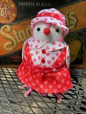 Valentines Day TARGET Spritz SWEETPEA Featherly Friends Figure Fabric Bird 2019 picture