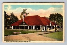 Fort Wayne IN-Indiana, Robison Park, Dance Hall, Antique, Vintage Postcard picture