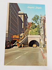 Los Angeles, California Angel's Flight Railway  Vintage Postcard Scene picture