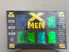 MARVEL X-MEN HOLOGRAM 30th ANNIVERSARY SET - NEW 6 HOLOGRAMS MATTED & SEALED picture