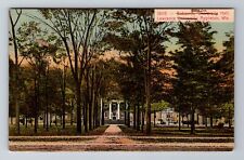 Appleton WI-Wisconsin, Entrance, University Hall, Antique, Vintage Postcard picture
