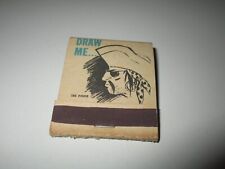 Draw Me-Pirate-Art Instruction Schools Vintage Matchbook-Complete picture