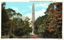Postcard VT Bennington Vermont Battle Monument White Border Vintage PC J2607 picture