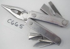 Silver Leatherman Mini Tool Multi-Tool Pocket Knife Super PST Folding Pliers picture