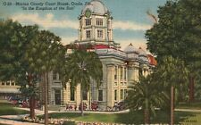 Vintage Postcard 1930's Mounty County Court House Ocala Fla. Florida FL picture