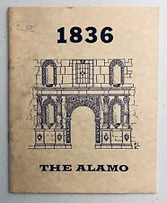 Rare booklet  1836 THE ALAMO -Daughters Of The Texas Republic 1981 -construction picture