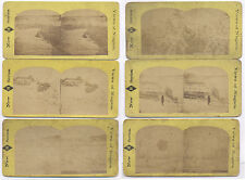 SIX 1870's STEREOVIEWS OF NIAGARA FALLS NEW SERIES, YELLOW MOUNTS picture