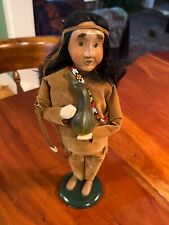 Byers Carolers Native American w/ Gourd Bow & Arrow /Thanksgiving picture