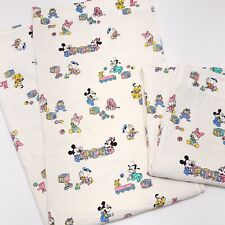 Vtg 1984 Disney Babies Nursery 2 Piece Curtain Set Corduroy Peter Pan Fabrics picture