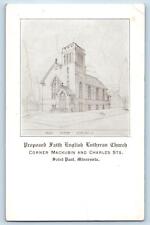 c1950's Proposed Faith English Lutheran Church Saint Paul Minnesota MN Postcard picture