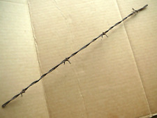 EDENBORN'S TWO POINT LOCKED IN HANGING BARB - ANTIQUE BARBED BOBBED BOB WIRE picture