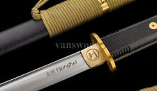 Katana Handmade 9260 Spring Steel Japanese Samurai Tactical Sword Functional picture
