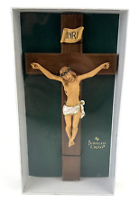 New Walnut Wood Crucifix 12