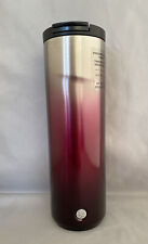 Starbucks Gradient Burgundy To Silver Stainless Steel Tumbler 20 Oz 2020. picture