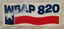 WBAP 820 Radio Bumper Sticker Dallas-Fort Worth Metroplex 8 in x 3 1/4 in picture