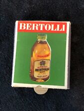 Vintage Bertolli Olive Oil Matchbook Box, Lucca Italy has matches Unstruck picture
