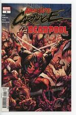 ABSOLUTE CARNAGE vs. DEADPOOL #1 NM 2019 TYLER KIRKHAM COVER 1st PRINT b-183 picture