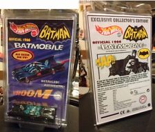 1966-Style BATMAN Custom HOT WHEELS Batmobile Car andPackage DC Adam West picture
