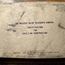 Western Union Telegraph Co 1939 Specifications for Pole Line Construction picture