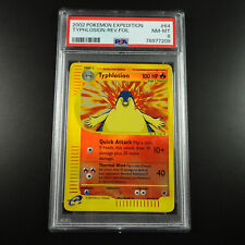 PSA 8 Typhlosion 64/165 Expedition E Series Reverse Holo Graded Pokemon Card picture