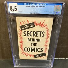 SECRETS BEHIND THE COMICS CGC GRADED 8.5 1947 STAN LEE PRE MARVEL LOW CENSUS picture