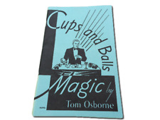 CUPS & BALLS MAGIC BOOK Trick And Tom Osborne Magician Close Up Booklet Secrets picture