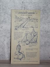 Nabisco Shredded Wheat Straight Arrow Indian Bk 1 Card 13 Foot Bridge 1949 5324 picture