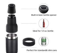 BEER Holder 3 IN 1 BOTTLE KEEPS WATER DRINK COLD AND FRESH  picture