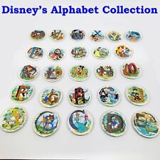 1980s The Disney Collection Disney's Alphabet - Minature Plates A-Z Letter Minis picture