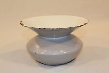Antique Spittoon Cast Iron Enamel Porcelain Western Saloon Bar Room Chewing picture