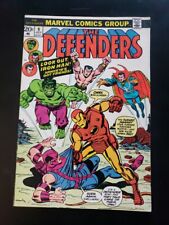 The Defenders #9 (1973) FN+ Avengers, Doctor Strange, Iron Man, Scarlet Witch picture