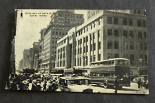 Fifth Ave NYC at 34th Street New York Real Photo Postcard RPPC picture