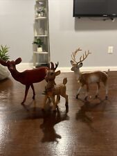 Vintage Plastic Fawn And Deer  picture