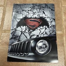 2016 JEEP RENEGADE DAWN OF JUSTICE Poster Brochure Folder US Batman v. Superman picture