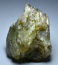 244 CT Terminated Natural Greenish Triphane Spodumene Crystal From Afghanistan picture