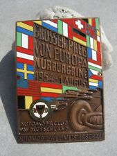 vintage NÜRBURGRING GRAND PRIX EUROPE 1954 Badge - AvD GROSSER PREIS VON EUROPA picture