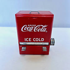 Vintage 1995 Coca Cola Toothpick Dispenser Holder Red Cooler Coke Collectible picture