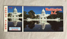 VINTAGE Washington D.C. Color Postcards Bonus Album Souvenir Booklet picture